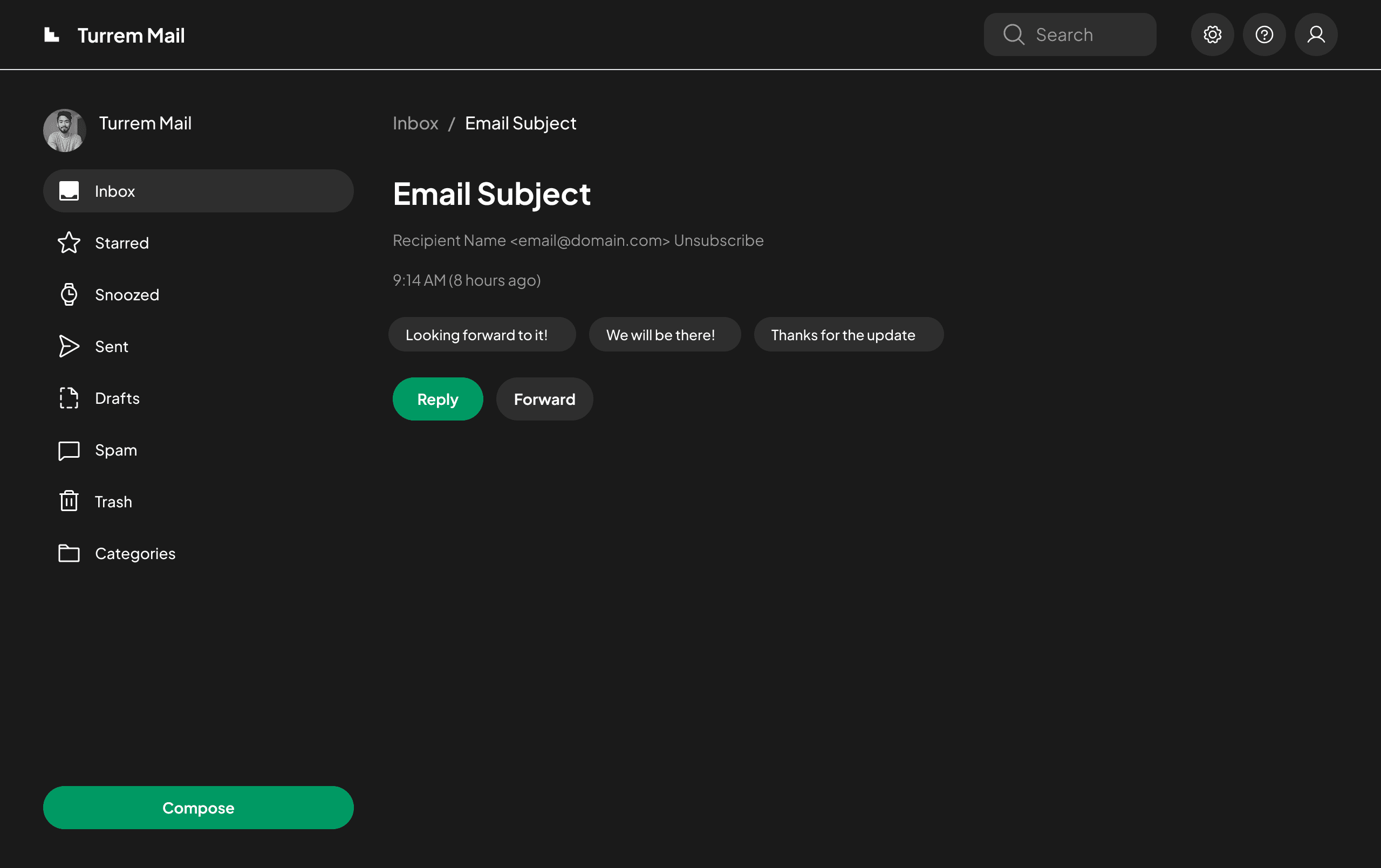 McCoy Mail Interface